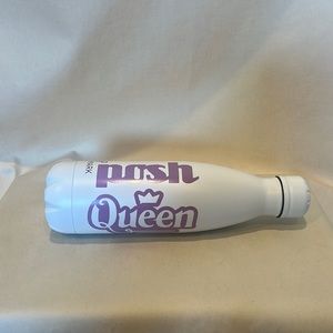 Brand New Poshmark “PoshQueen” Screw Top Water Bottle 16 oz; Stainless Steel